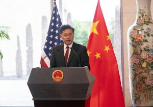Chinese Ambassador Qin Gang Bids Farewell to People of the United States