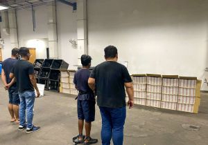 Singapore Customs arrests two men and seizes more than 2,500 cartons of duty-unpaid cigarettes