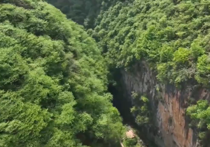  Yulu Ravine, a geological wonder in southwest China's Yunnan