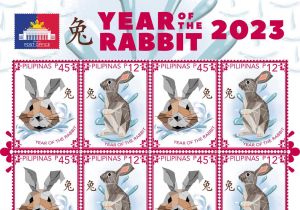 Philippine Post launches Year of the Rabbit Stamps to mark Chinese Lunar Year
