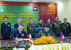 Cambodia, Japan Military Cooperative Agreement Signed