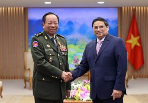 Defense cooperation remains one of key pillars of Vietnam-Cambodia ties
