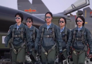 China's first-batch J-11B female pilot cadets fly solo