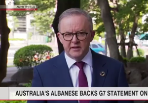Australia's Prime Minister Albanese backs G7 statement on China