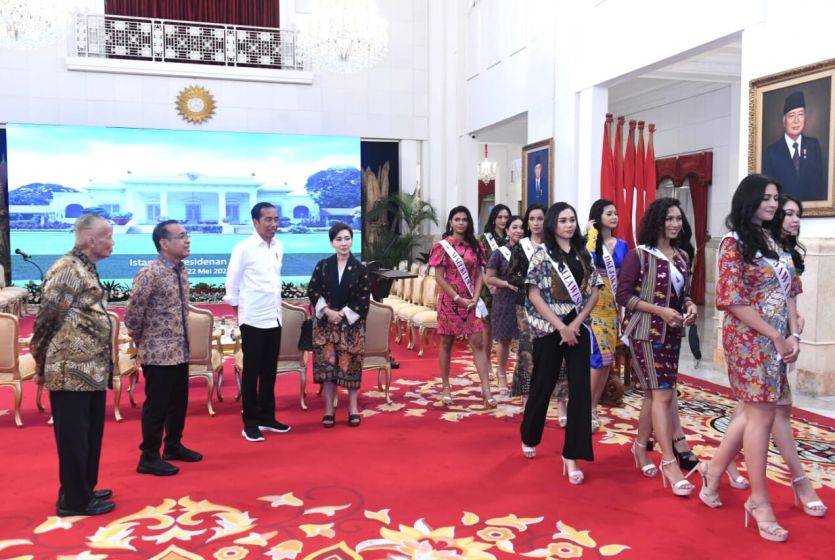 Indonesian President welcomes the final of Princess Indonesia in 2023