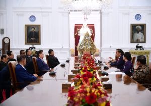 Indonesian President Receives Courtesy Call from Parliament Speakers of Thailand, Malaysia and Laos  
