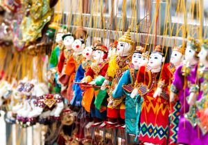 Various Souvenirs from Southeast Asian Countries