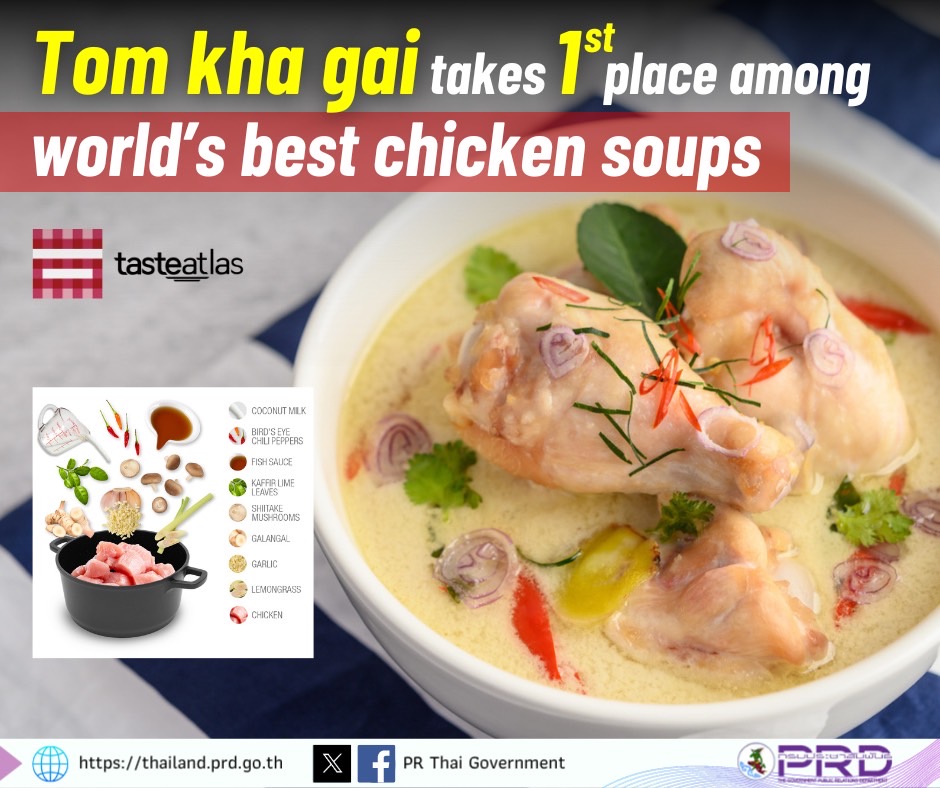 Tom kha gai from Thailand takes 1st place among world’s best chicken
