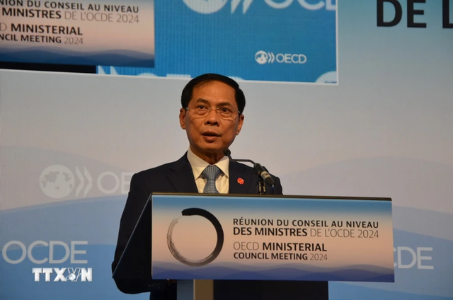 Vietnamese Foreign Minister attends OECD’s Ministerial Council Meeting in Paris