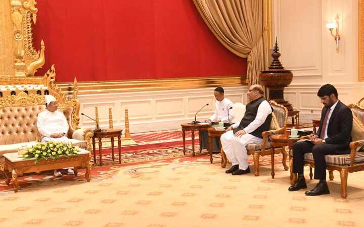 Myanmar leader Min Aung Hlaing accepts Credentials of Ambassador of Pakistan to Myanmar