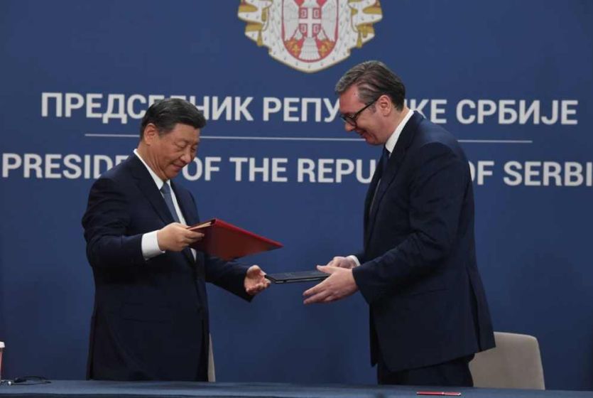 Chinese President Xi Jinping Holds Talks with Serbian President Aleksandar Vučić  