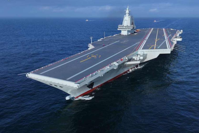 China's third aircraft carrier Fujian completes maiden sea trial