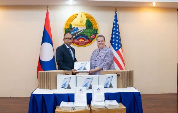 U.S. Provides Laptops to Laos in Support of ASEAN Chair Year