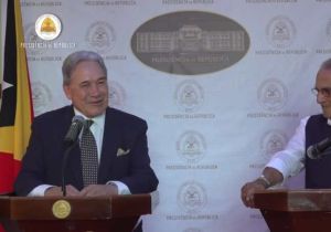 Timor-Leste President meets with New Zealand Deputy Prime Minister and Foreign Minister  