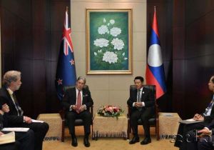 Lao and New Zealand FMs meet in Vientiane