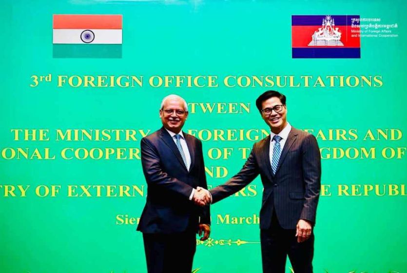 Cambodia-India hold 3rd Foreign Office Consultations in Siem Reap