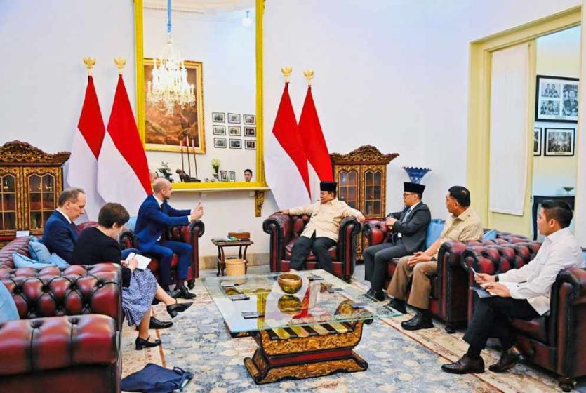 Indonesian President Meets French Foreign Minister to Strengthen Both Countries’ Strategic Partnership 