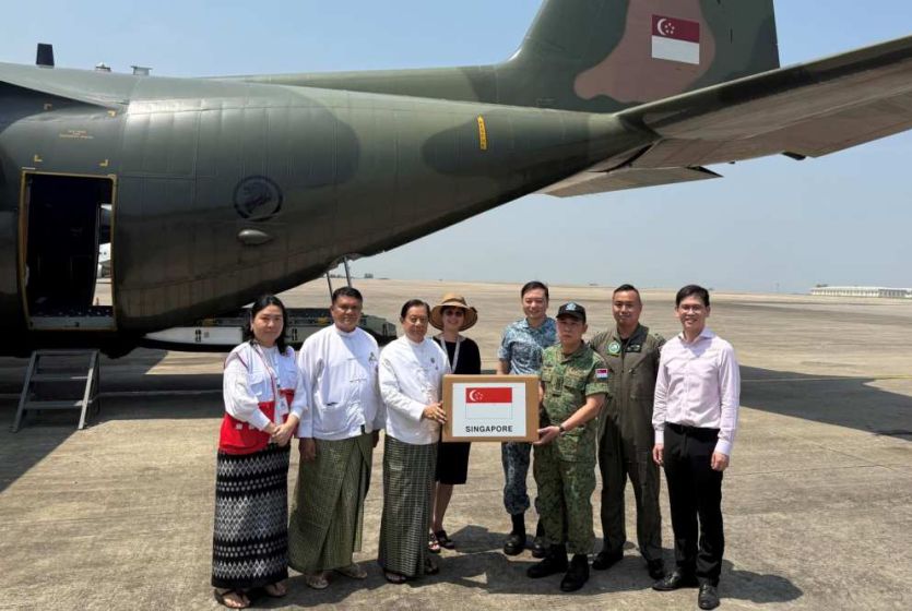 Singapore Armed Forces Delivers Second Tranche of Humanitarian Assistance to Myanmar in Aftermath of Earthquake