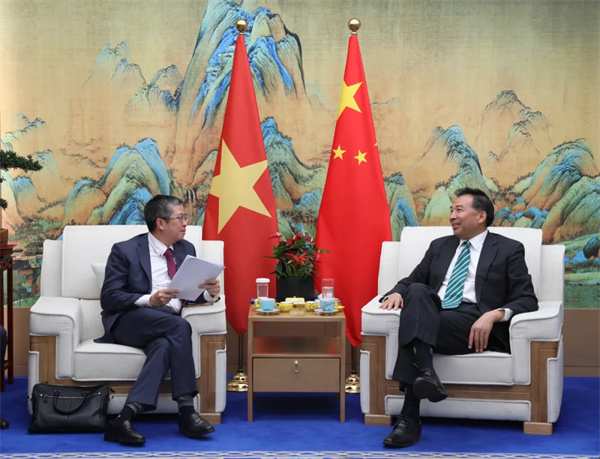 CIDCA chairman meets with Vietnam’s ambassador to China