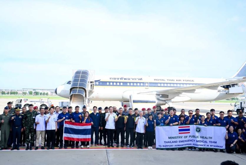 Thai Government dispatches a multi-agency humanitarian task force to Mandalay, Myanmar