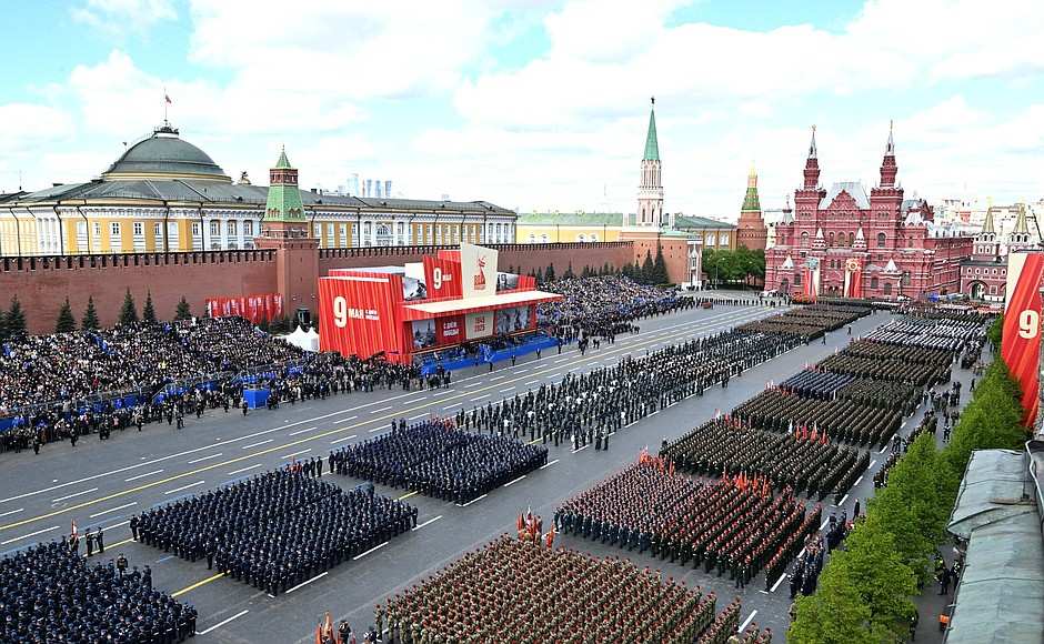 Russia holds a military parade marking the 80th anniversary of Victory in the Great Patriotic War 