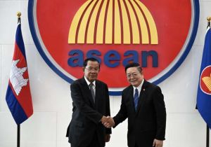 Cambodian Senate President pays an official visit to the ASEAN Secretariat