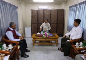 Myanmar Deputy Prime Minister and Foreign Minister receives Ambassador of India to Myanmar