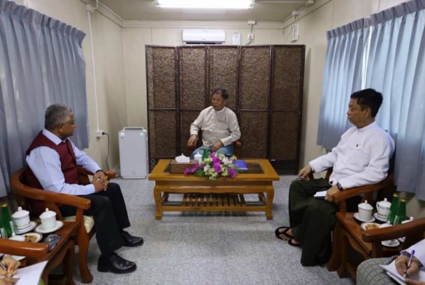 Myanmar Deputy Prime Minister and Foreign Minister receives Ambassador of India to Myanmar