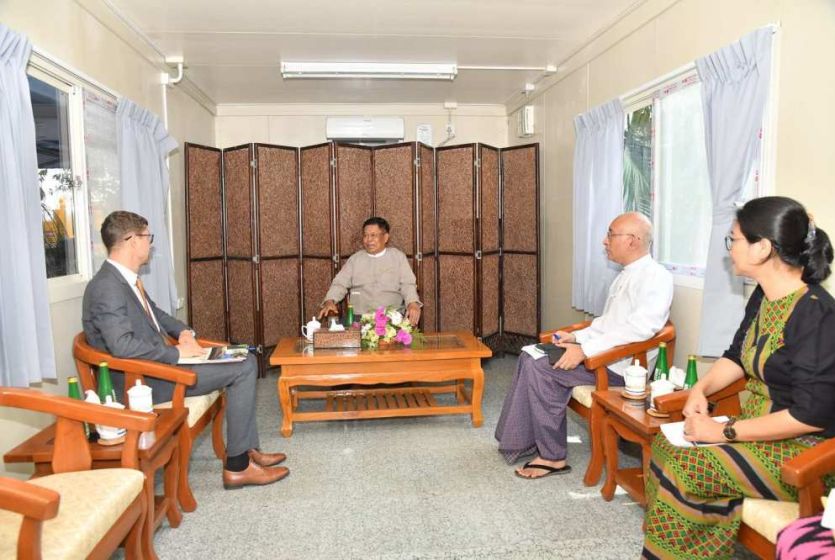 Myanmar Deputy Prime Minister and Foreign Minister receives Resident Representative of ICRC