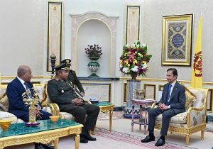 Sultan of Brunei receives in audience Chief of Defence Force of Timor-Leste