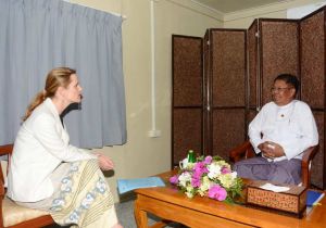 Myanmar Deputy Prime Minister and Foreign Minister receives Country Director and Representative of UNOPS in Myanmar