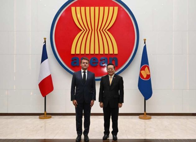 French President Macron visits ASEAN Headquarters and reaffirms commitment to enhance ASEAN-France relations
