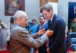 Timor-Leste President Bestows Medal of the Order of Timor-Leste to U.S. Chargé d’Affaires and World Bank Representative