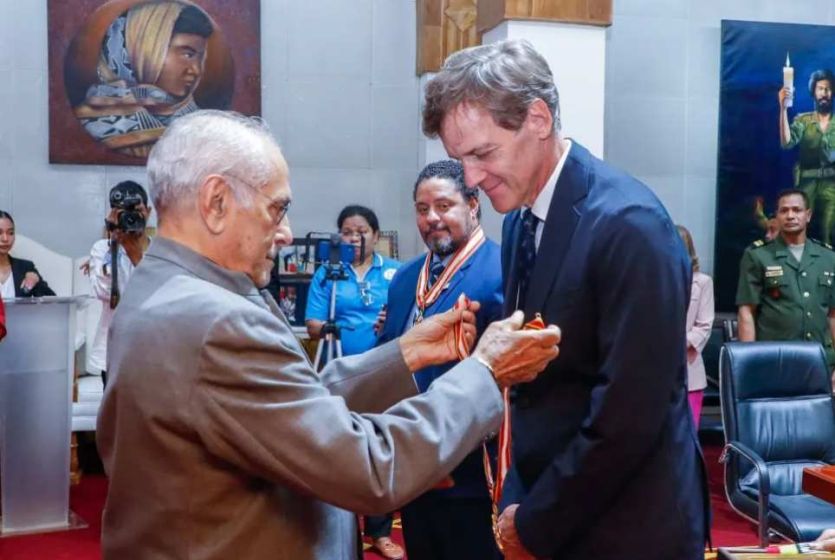 Timor-Leste President Bestows Medal of the Order of Timor-Leste to U.S. Chargé d’Affaires and World Bank Representative
