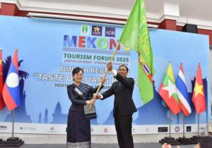 Flag Handover Marks Myanmar as Host of 2026 Mekong Tourism Forum