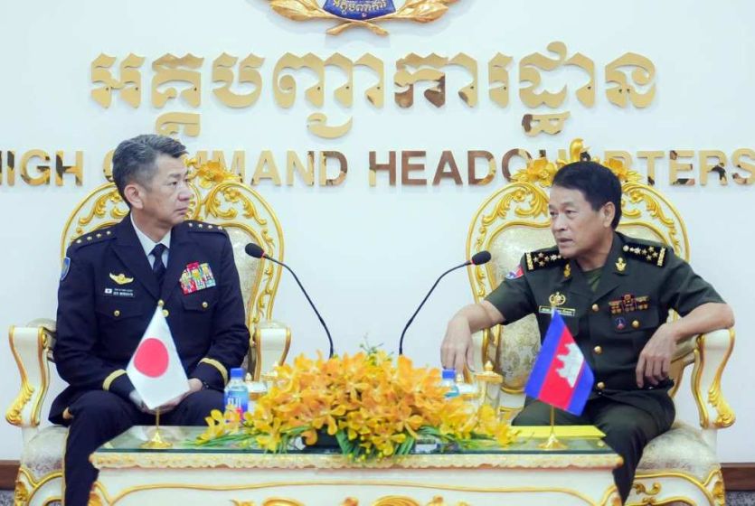 Cambodia, Japan Discuss Military Cooperation
