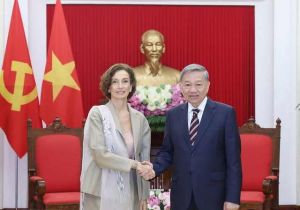 Vietnamese Party chief  To Lam meets UNESCO Director-General Audrey Azoulay