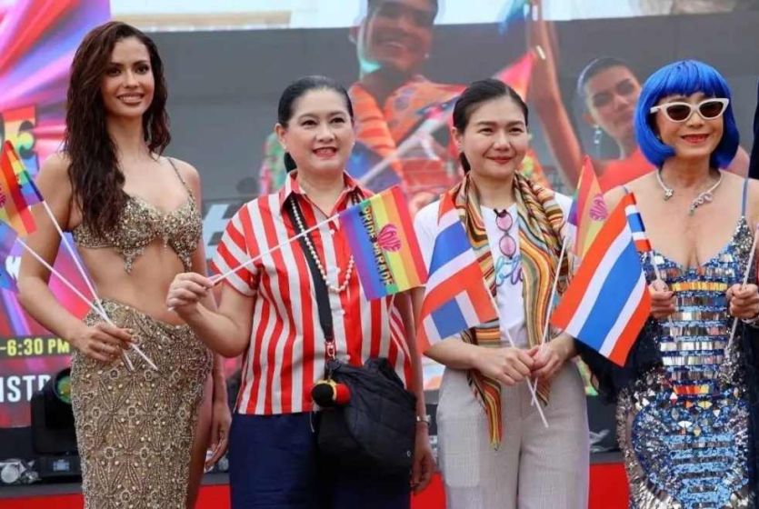 Thai Prime Minister’s Office Minister Opens 2025 Love Pride Parade in Bangkok