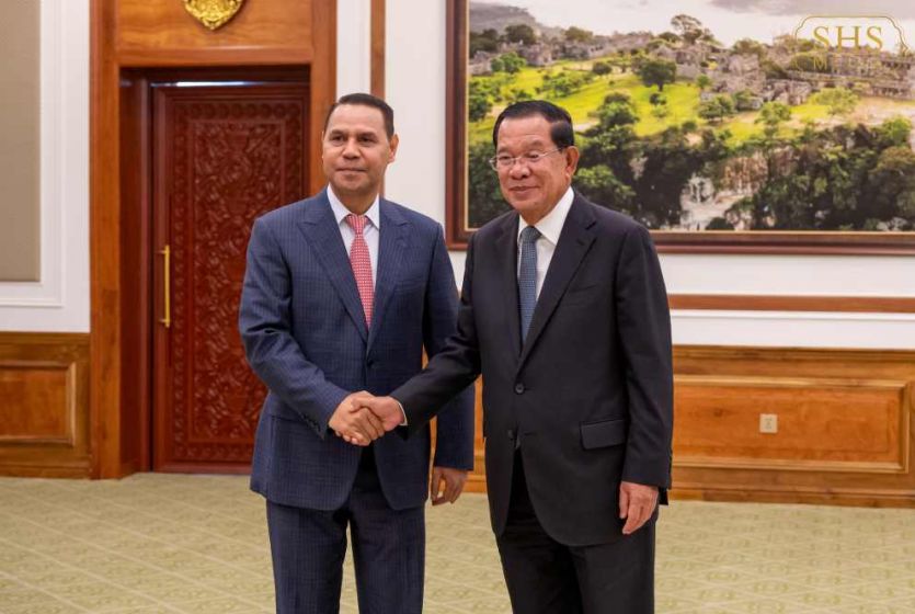 Cambodian Senate President Meets Outgoing Ambassador of Timor-Leste