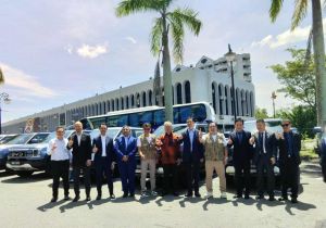 The launching ceremony of BYD Shark 6 held in Brunei