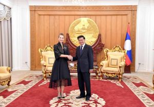 Lao President  Welcomes Foreign Ambassadors, Dispatches Lao Diplomats Abroad