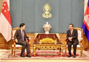 Cambodian Senate President Hopes for Further Promotion of Cambodia-Singapore Relations