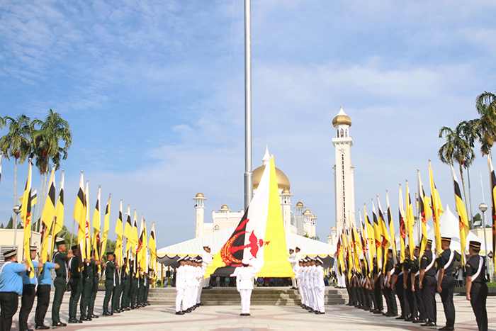 Brunei holds national flag hoisting ceremony to celebrate Sudan's 79th birthday