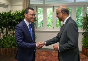 Chairman of the Senate of the Parliament of Kazakhstan Makes an Official Visit to Singapore 