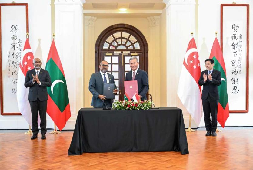 Maldivian President makes a State Visit to Singapore