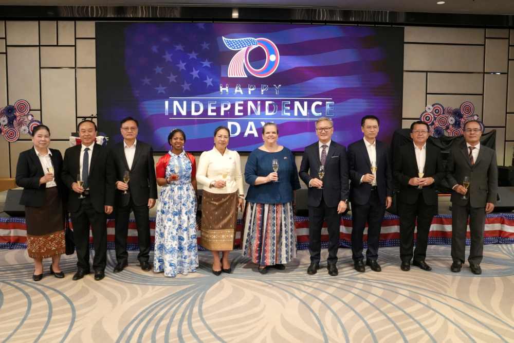 U.S. Marks 249th Independence Day and 70 Years of Full Diplomatic Relations with Laos
