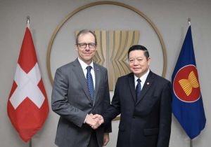 Secretary-General of ASEAN receives Courtesy Call by Ambassador of Switzerland to ASEAN