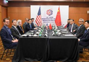 Chinese Foreign Minister Wang Yi Meets with U.S. Secretary of State Marco Rubio