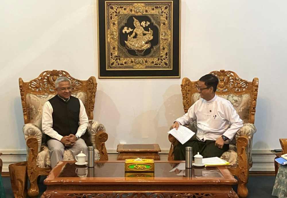 Myanmar Deputy Foreign Minister receives Ambassador of India to Myanmar
