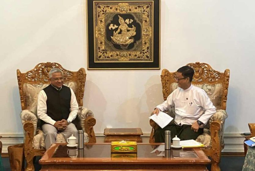 Myanmar Deputy Foreign Minister receives Ambassador of India to Myanmar